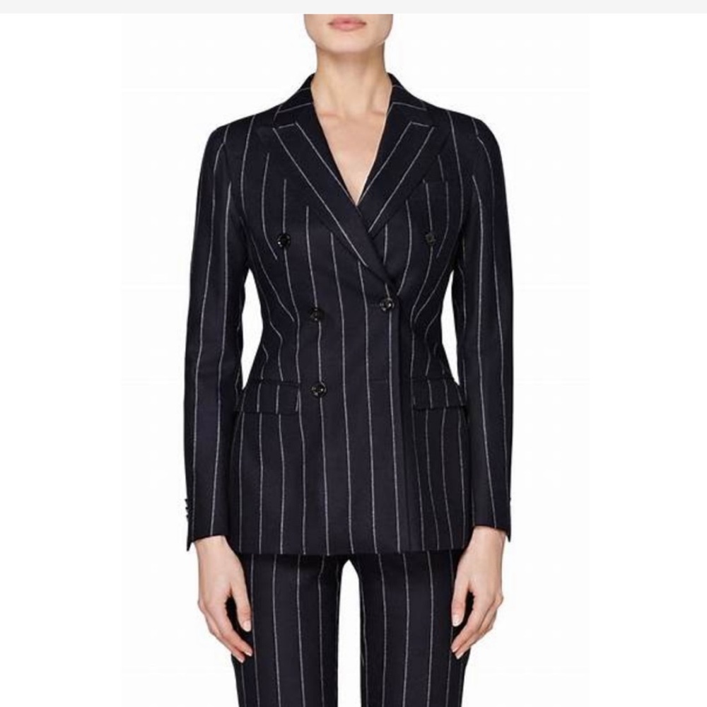Club Mónaco pinstripe wool pants suit